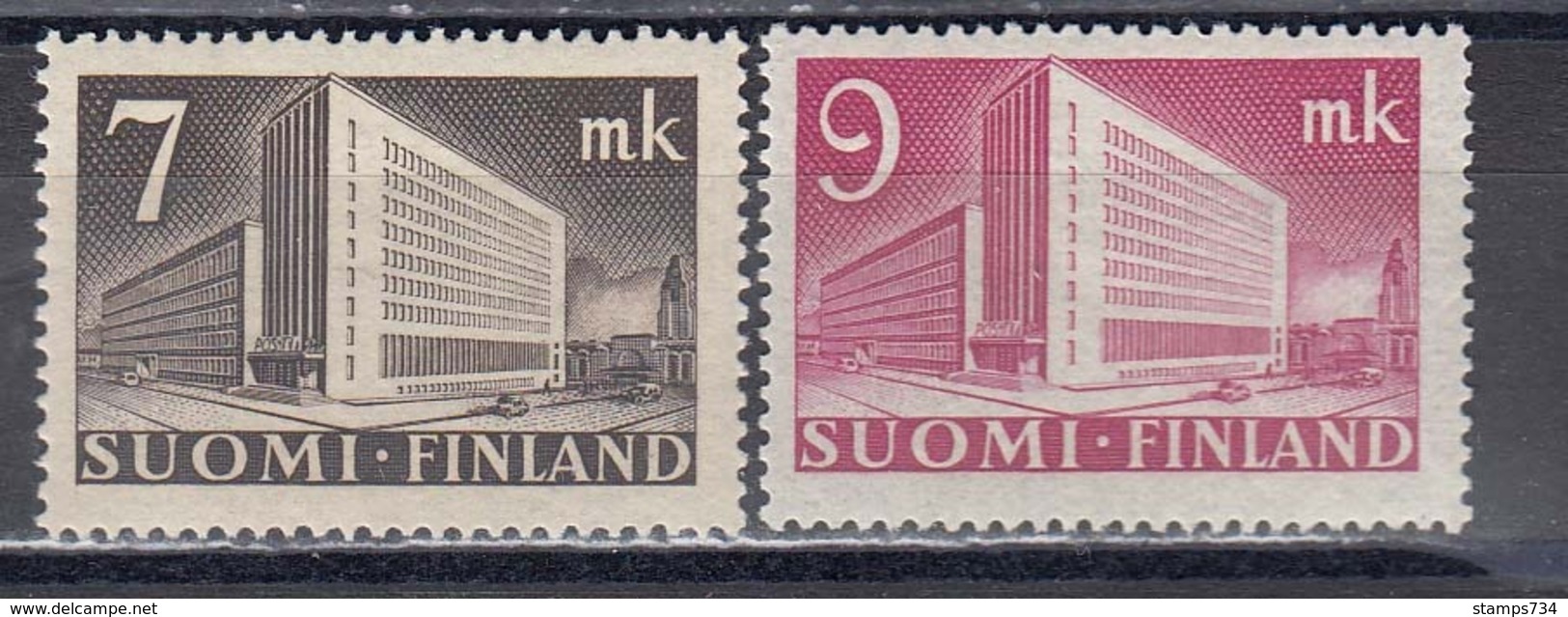 Finland 1942 - Postverwaltungsgebaeude, Mi-Nr. 269/70, MNH** - Unused Stamps