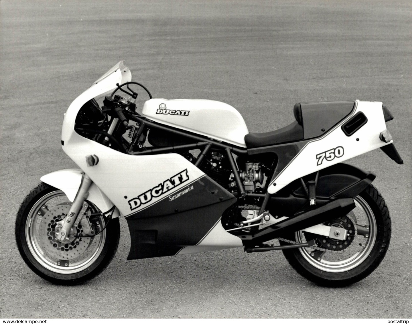 DUCATI 750 +-24cm X 17cm  Moto MOTOCROSS MOTORCYCLE Douglas J Jackson Archive Of Motorcycles - Otros & Sin Clasificación