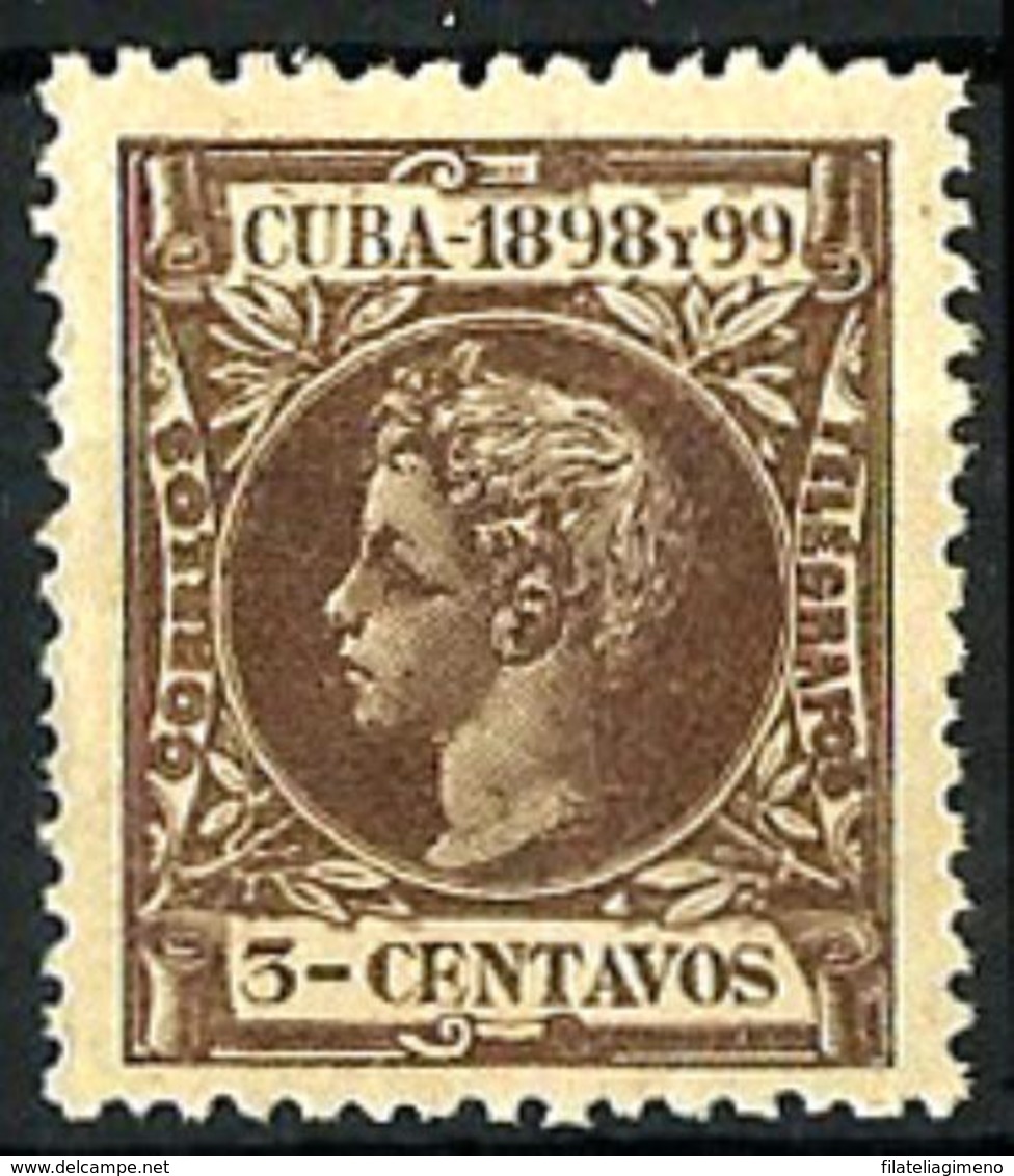 Cuba Española Nº 161 En Nuevo - Cuba (1874-1898)