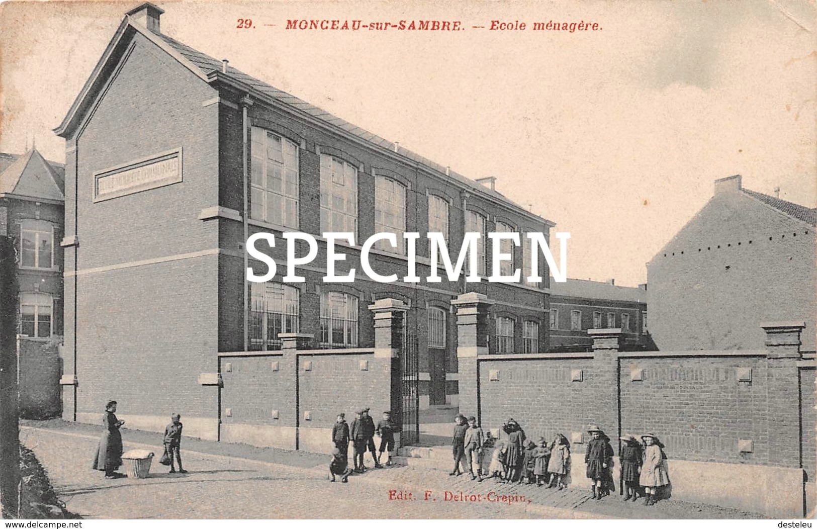 29 Ecole Ménagère - Monceau-sur-Sambre - Charleroi