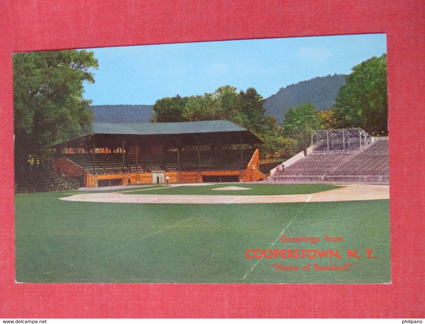 Home Of Baseball Cooperstown NY Has Crease      -ref 3669 - Other & Unclassified