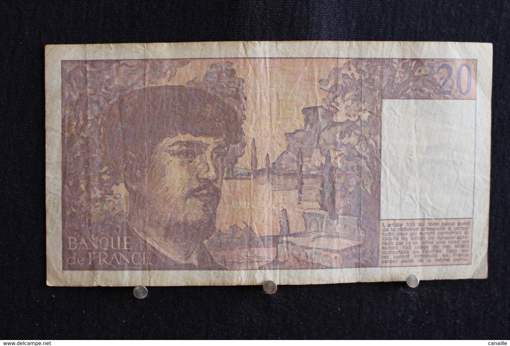 82 / Banque De France  Vingt Francs 20 - 1993   /  N° 070276 - 20 F 1980-1997 ''Debussy''