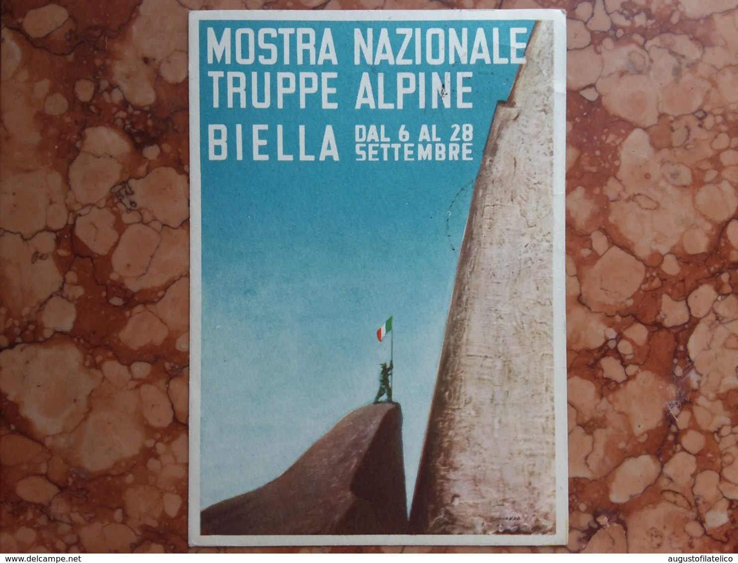 REPUBBLICA - Truppe Alpine A Biella 1952 + Spese Postali - 1946-60: Poststempel