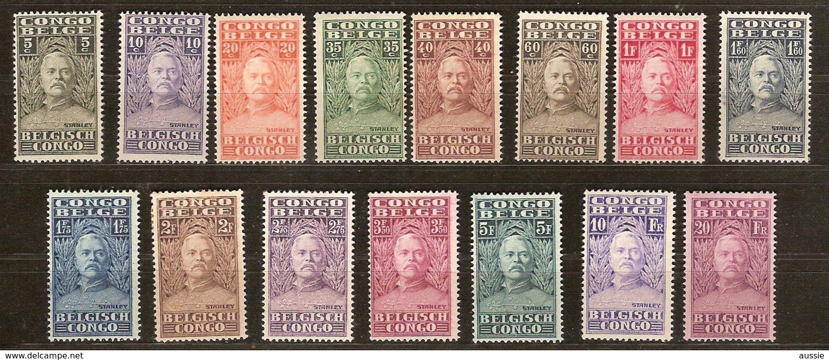Belgisch Congo Belge 1931 OCBn° 135-149 (*) MLH Cote 50 Euro Stanley - Unused Stamps