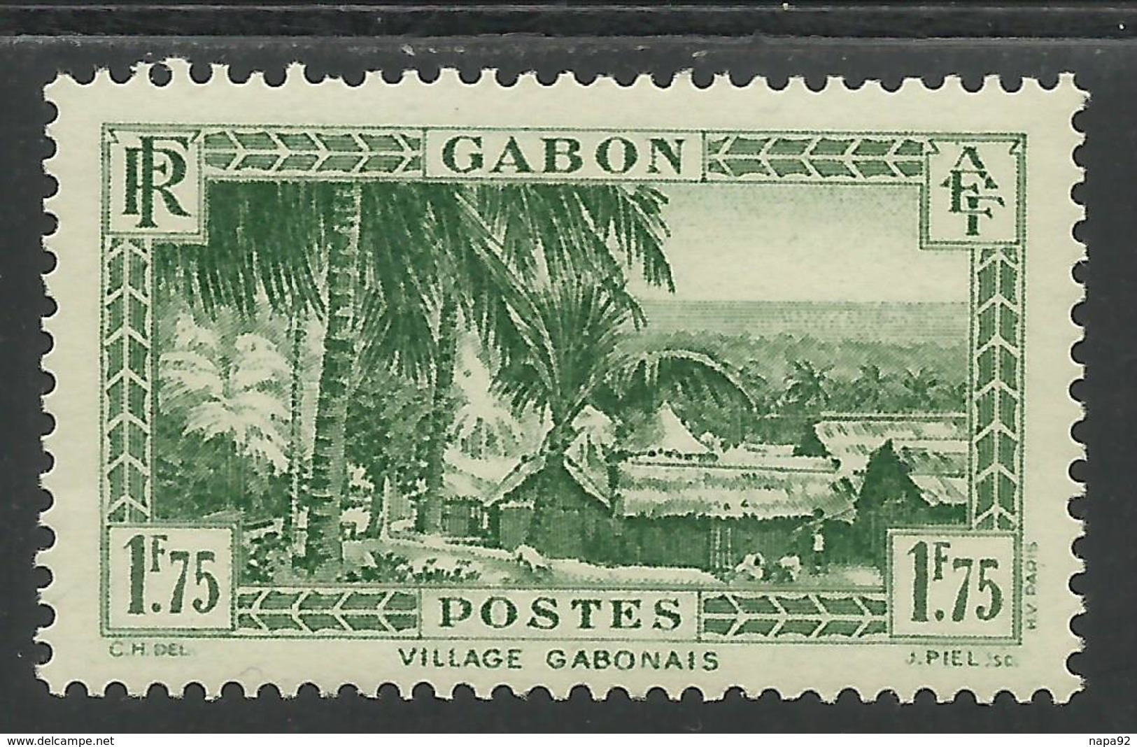 GABON 1933 YT 141A** MNH - Ongebruikt