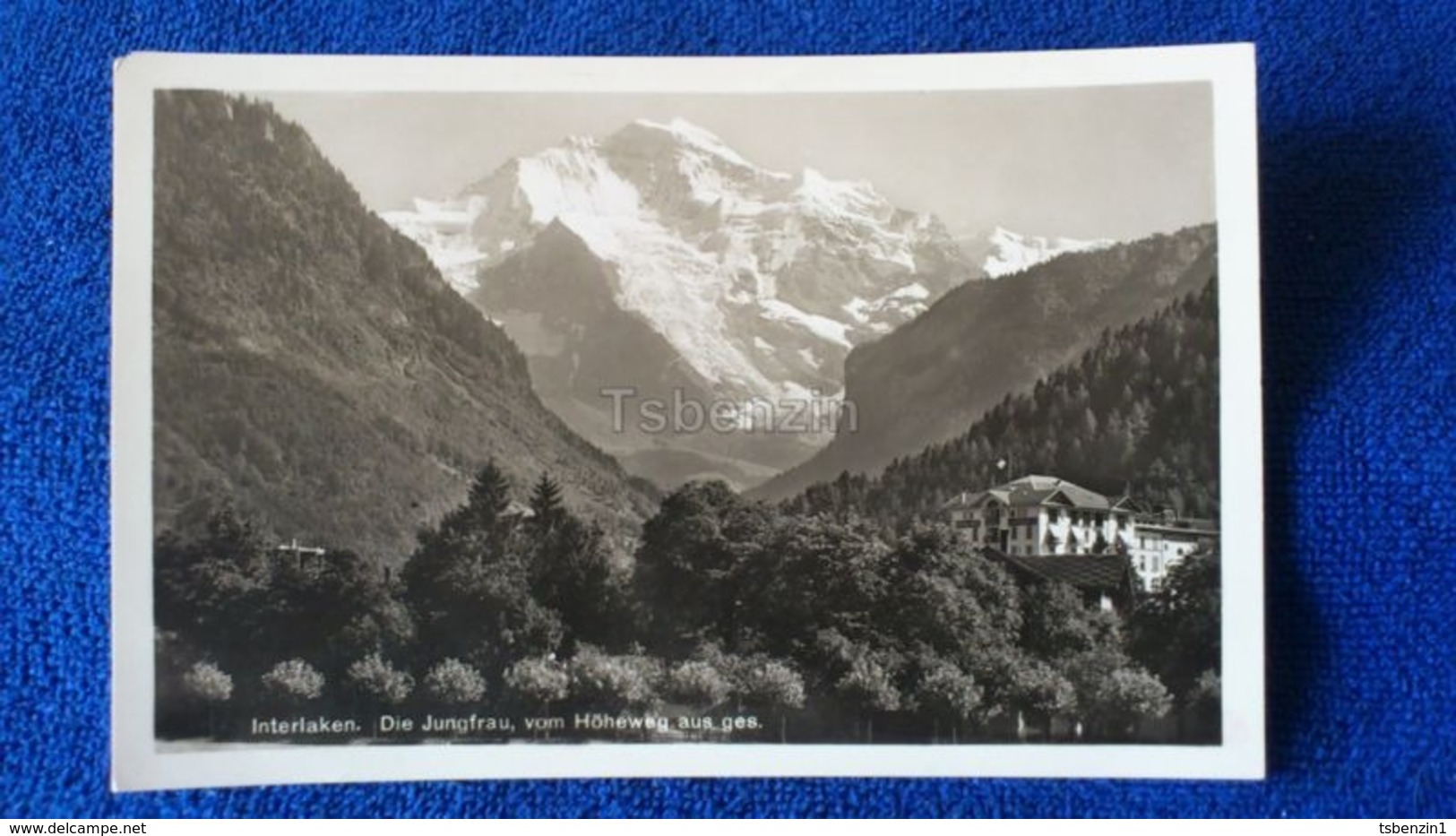 Interlaken Die Jungfrau Vom Höheweg Aus Ges Switzerland - Interlaken