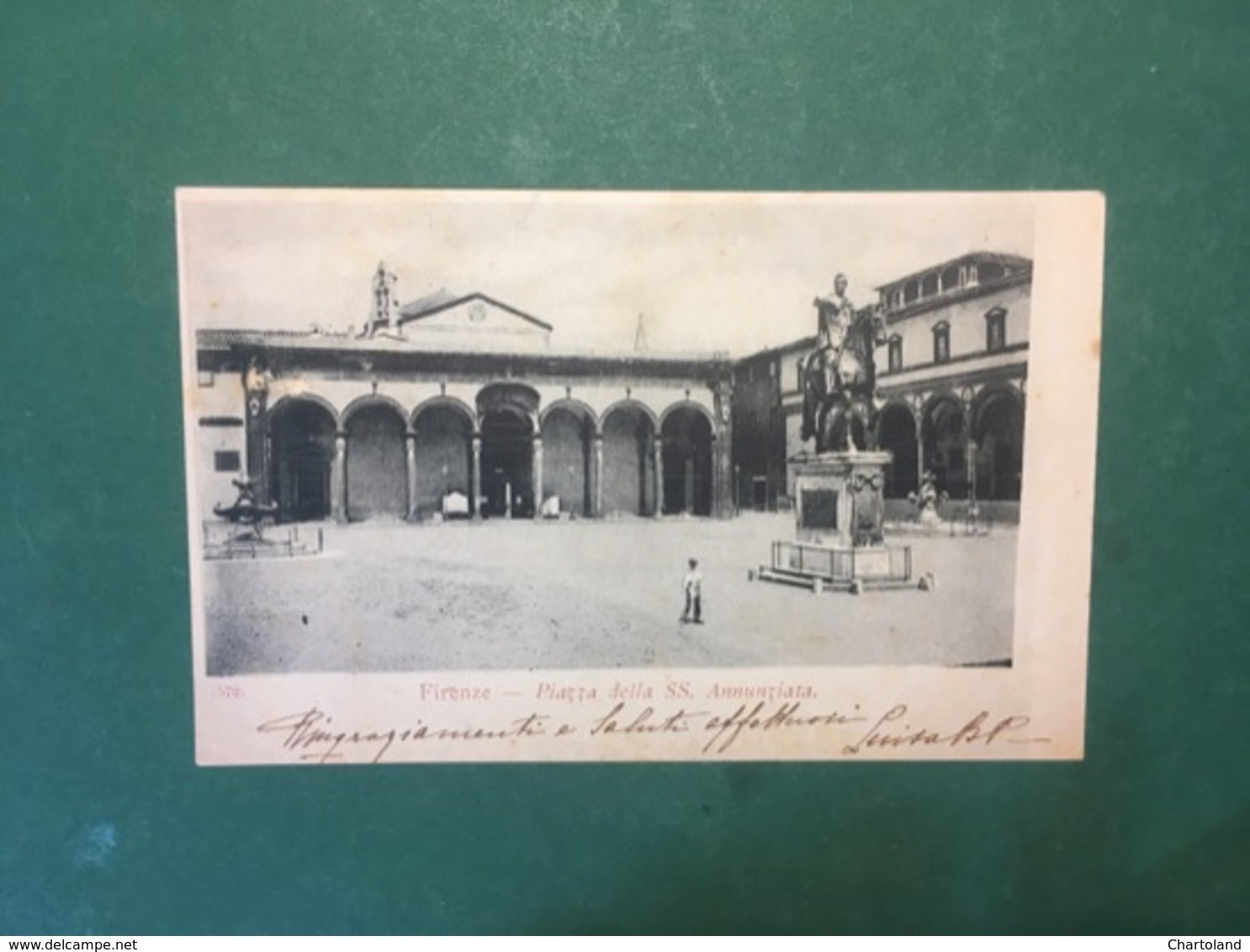 Cartolina Firenze - Piazza Della SS. Annunziata - 1902 - Firenze