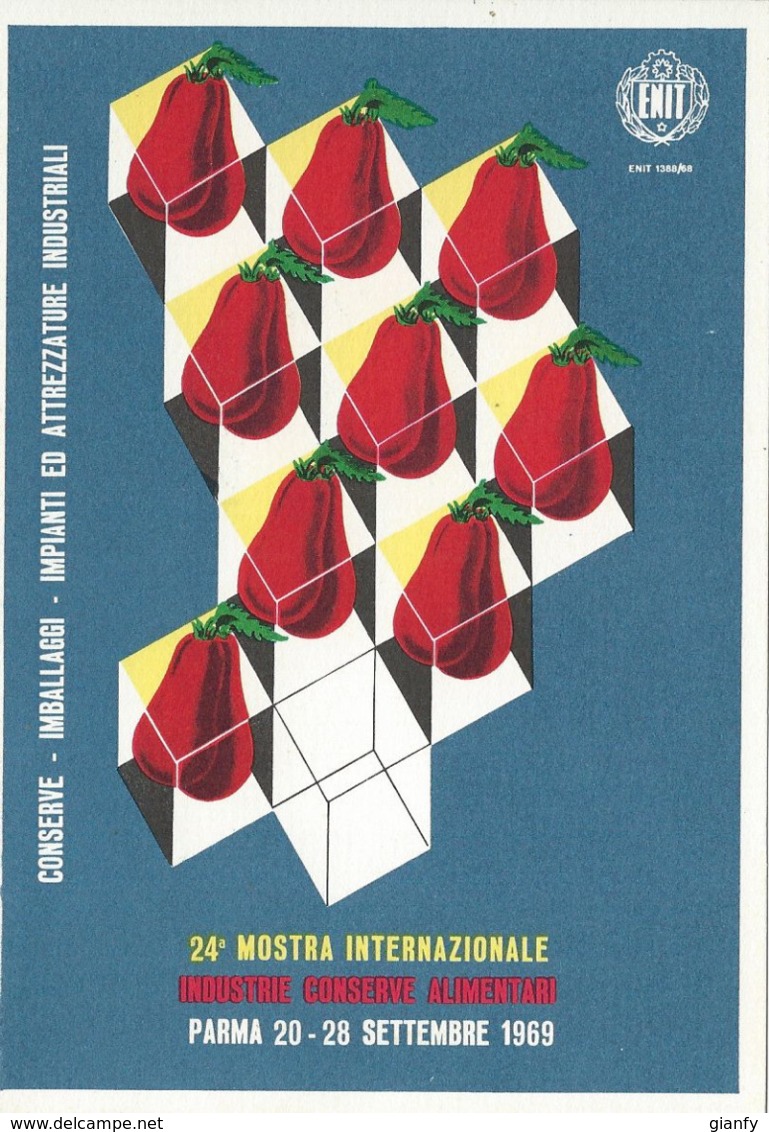 PARMA 24a MOSTRA INTERNAZIONALE INDUSTRIE CONSERVE ALIMENTARI 1969 ANNULLO SPECIALE - Manifestations