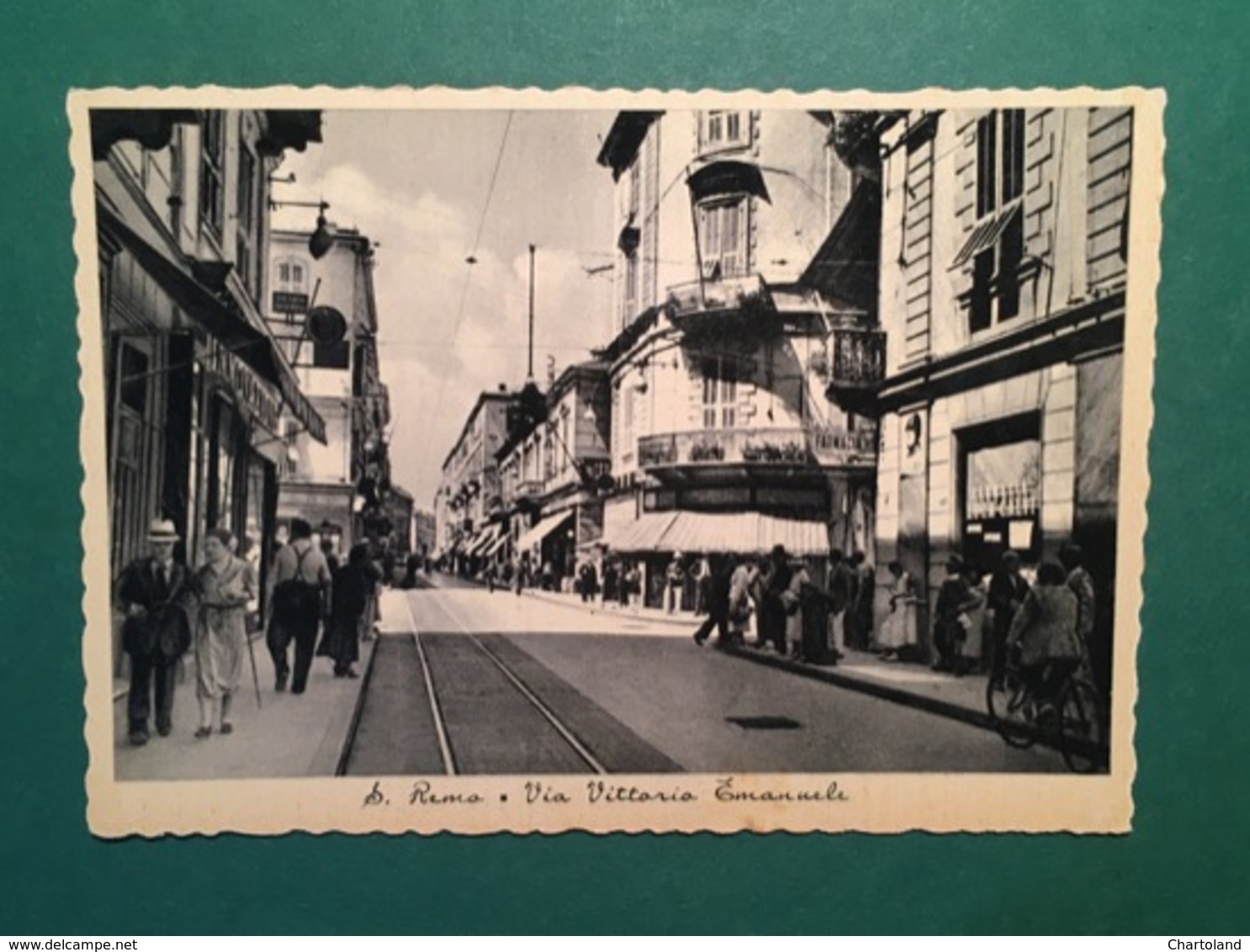 Cartolina S. Remo - Via Vittorio Emanuele - 1930 Ca. - Imperia