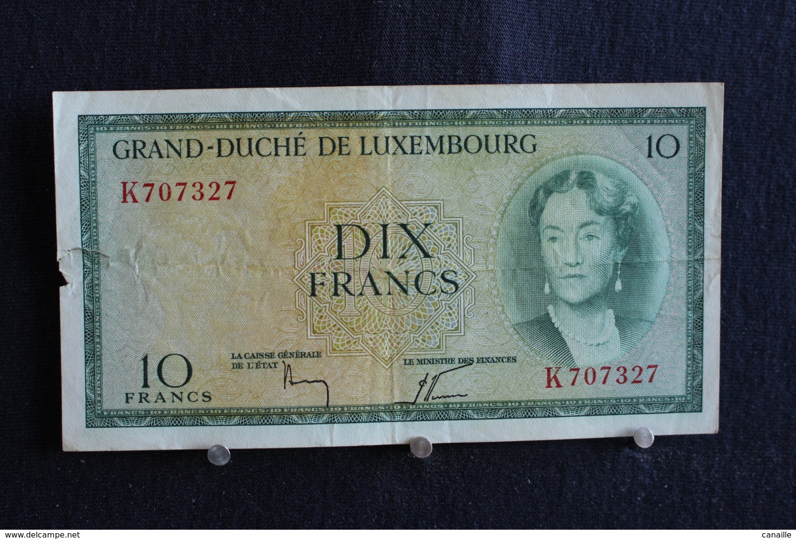 85 /  Grand-Duché De Luxembourg , Luxembourg  Dix Francs  /  N° K 707327 - Luxemburg