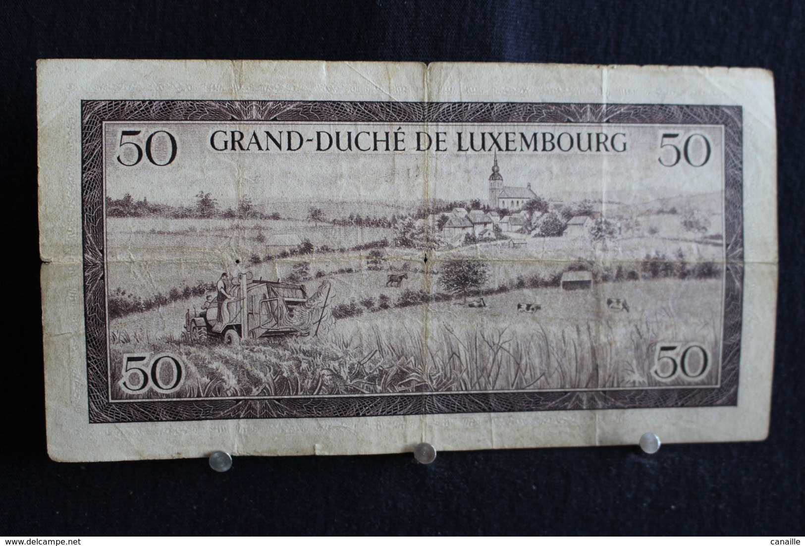 86 /  Grand-Duché De Luxembourg , Luxembourg  50 Francs - 1961 /  N°  A 194136 - Luxemburg