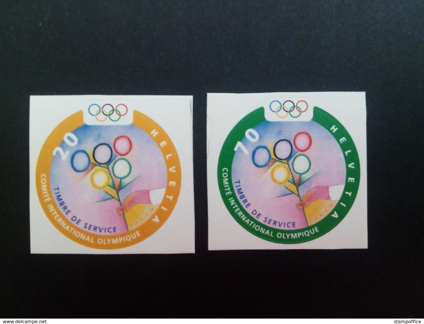 SCHWEIZ INTERNATIONALES OLYMPISCHES KOMITEE (IOC) MI-NR. 1-2 POSTFRISCH(MINT) - Verano 2000: Sydney