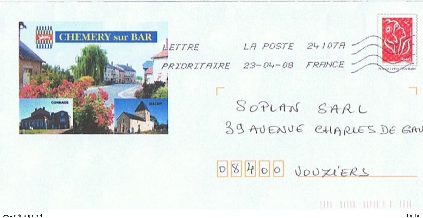 08 - CHEMERY Sur BAR - Prêts-à-poster:Overprinting/Lamouche