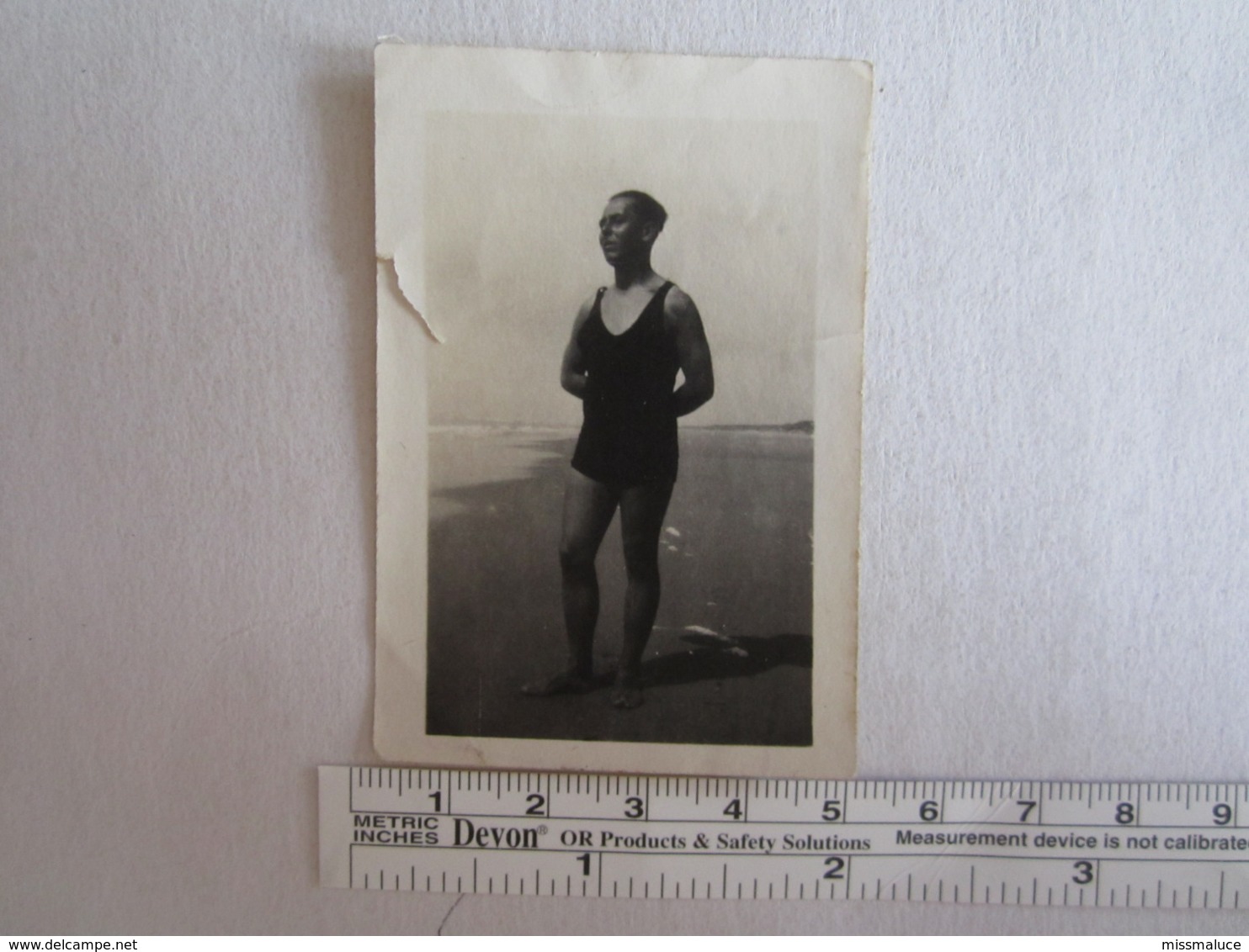 Photo Photos Photographie Plage Maillot De Bains Homme - Personnes Anonymes