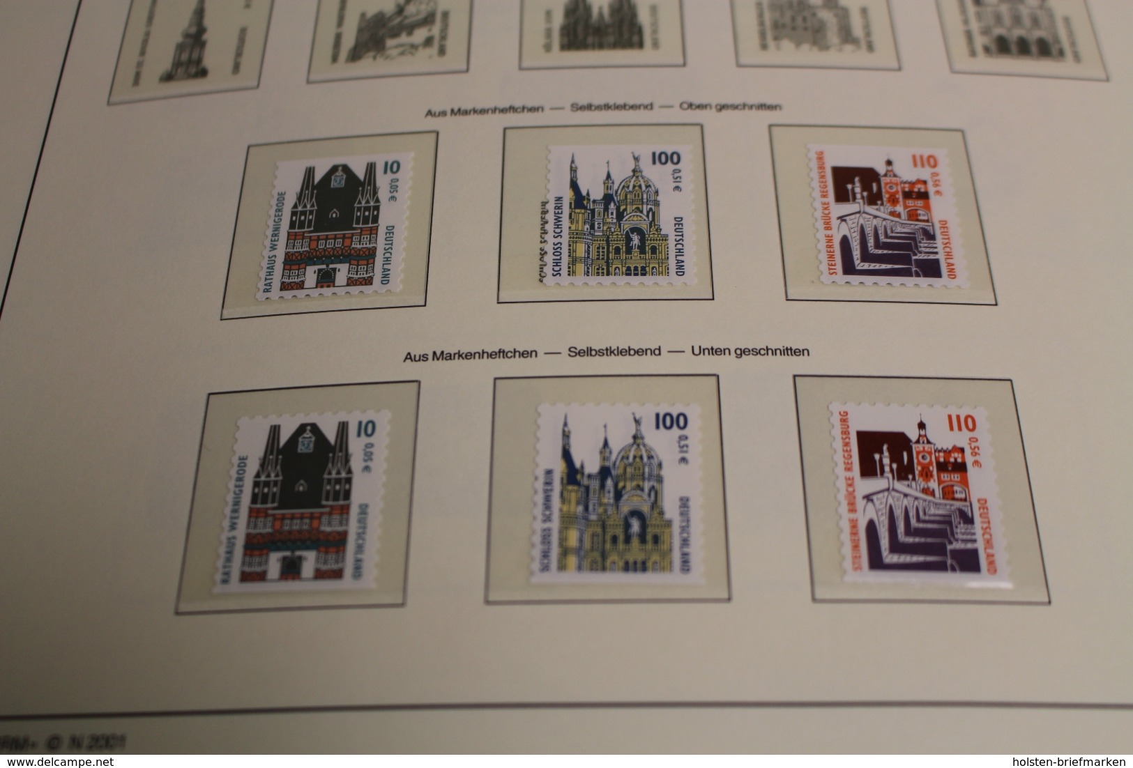 Leuchtturm, Deutschland (BRD) 2001-2014, SF-System - Pre-printed Pages