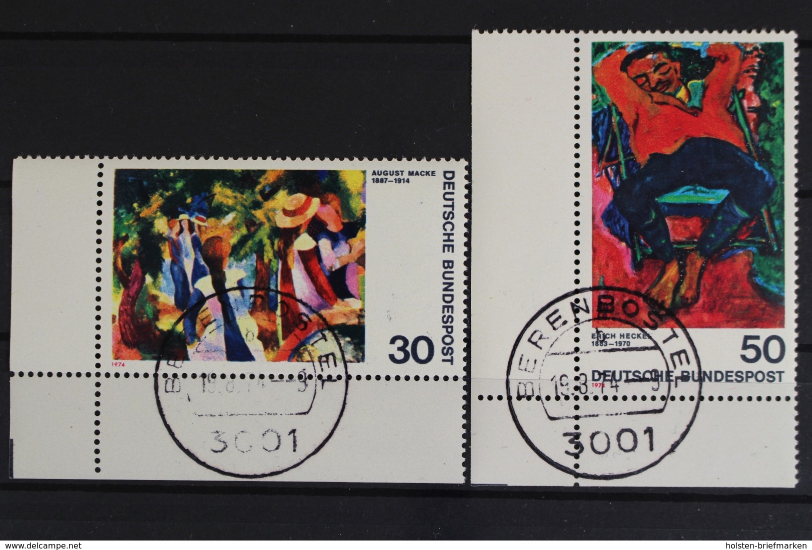 Deutschland (BRD), MiNr. 816-817, Ecke Li. Unten, Gestempelt - Used Stamps