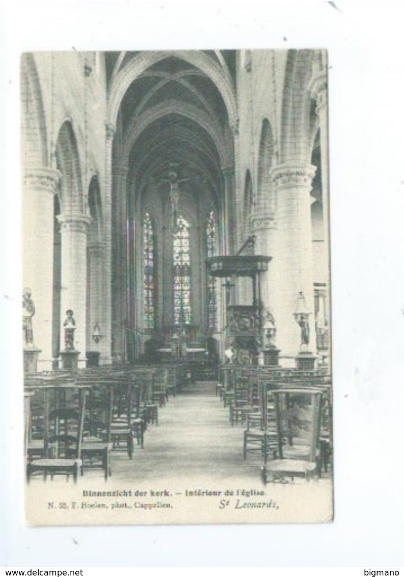 Sint Leenaerts Sint Lenaarts  Binnenzicht Der Kerk St Leonards ( F. Hoelen Cappelen ) - Brecht