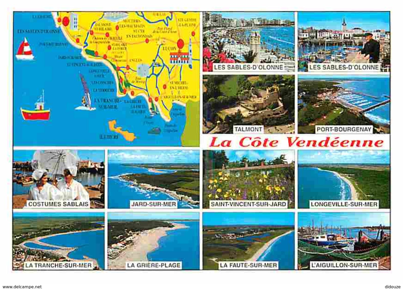 85 - Vendée - La Cote Vendéenne - Multivues - Voir Scans Recto-Verso - Autres & Non Classés