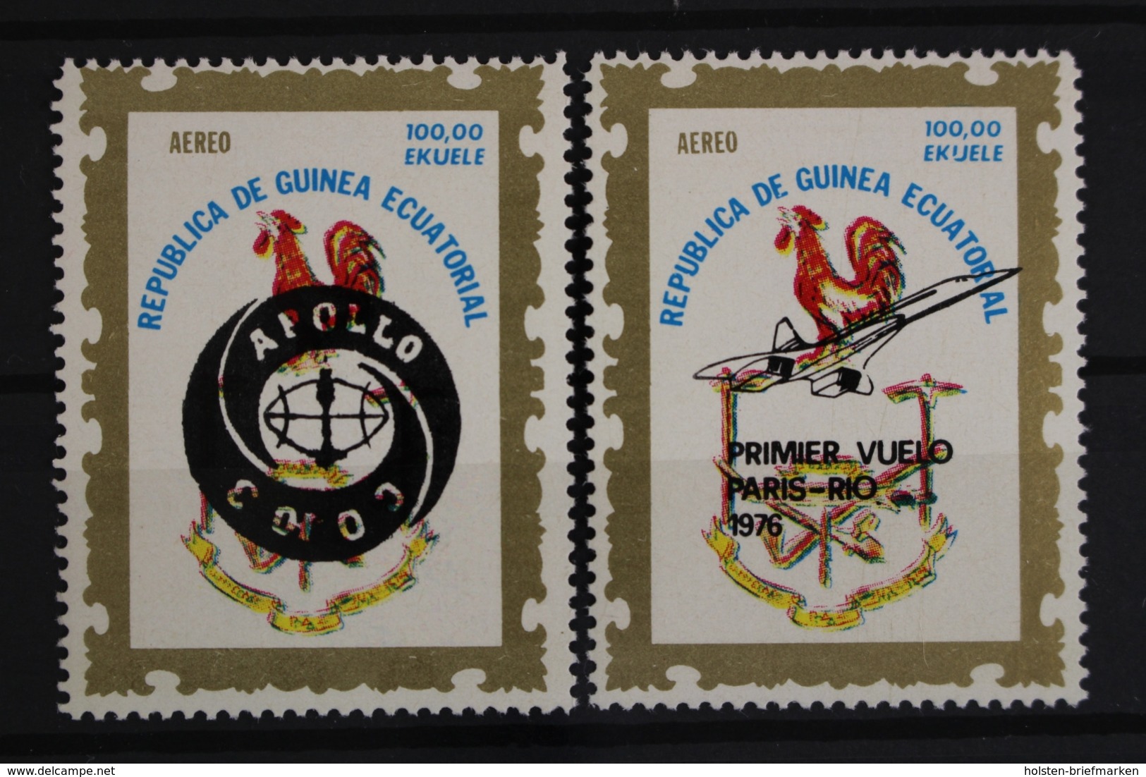 Äquatorialguinea, MiNr. 837-838 I, Postfrisch / MNH - Äquatorial-Guinea