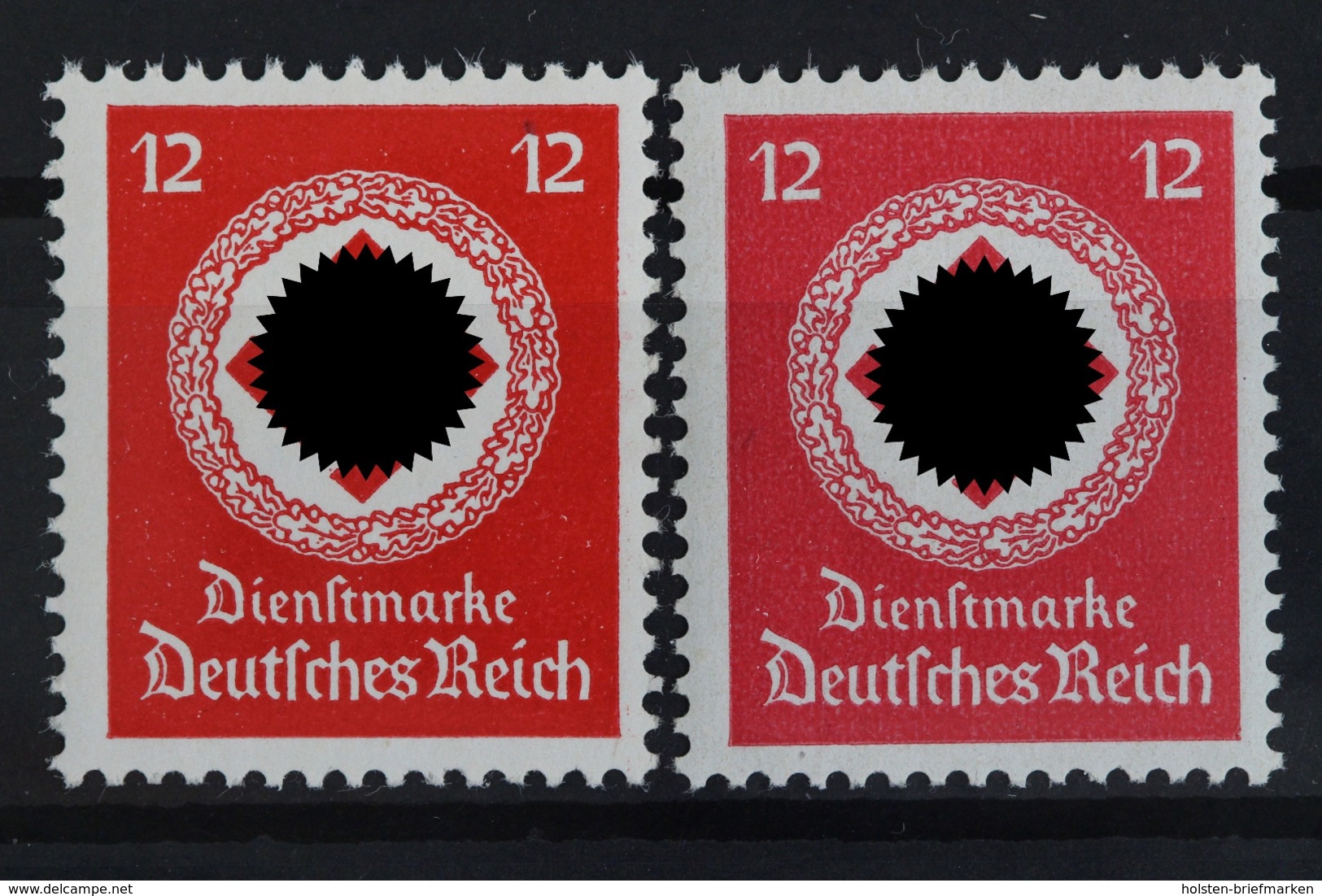 DR Dienst, MiNr. 172 A + B, Beide Farben, Postfrisch / MNH - Servizio