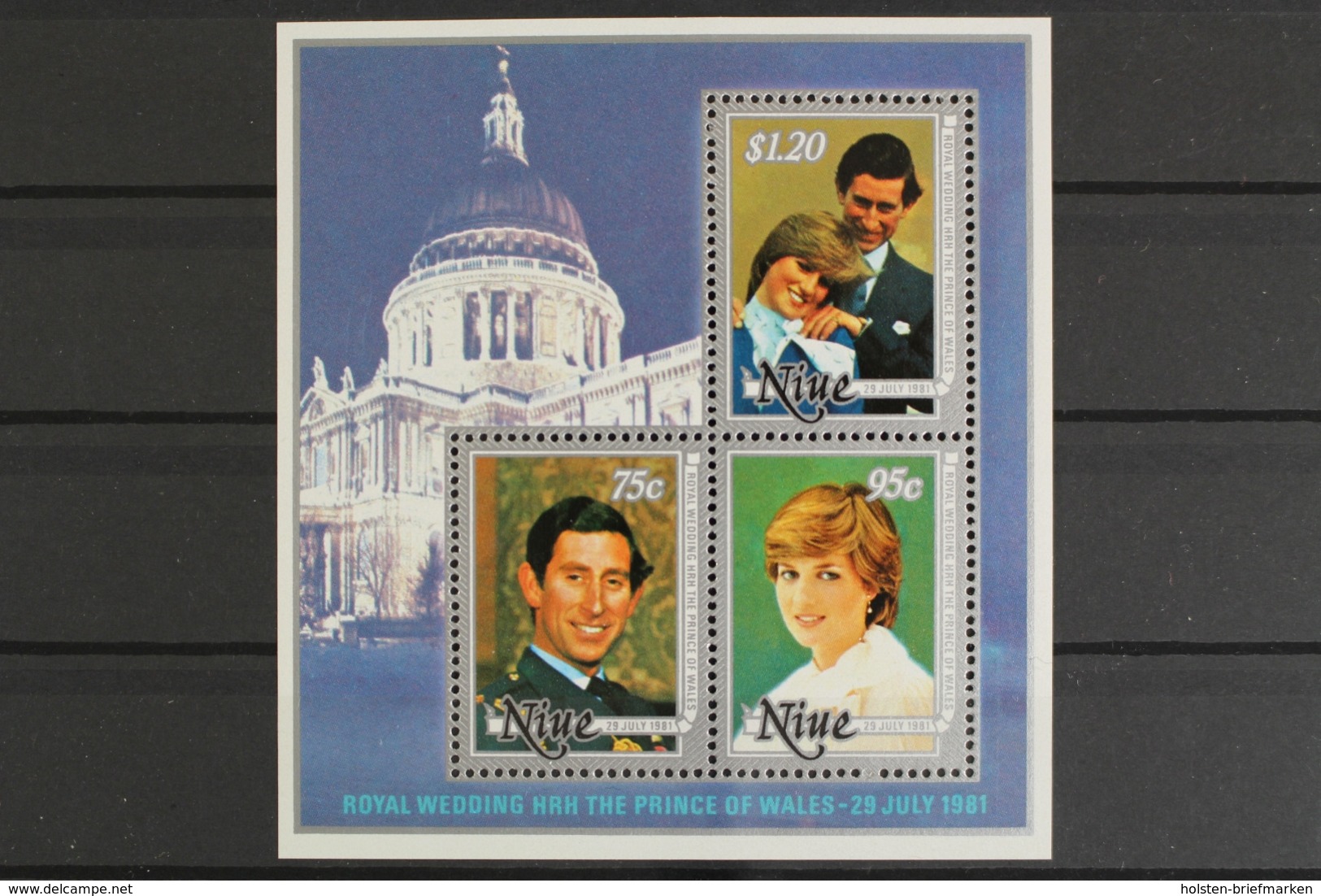 Niue, MiNr. Block 48, Hochzeit, Charles Und Diana, Postfrisch / MNH - Niue