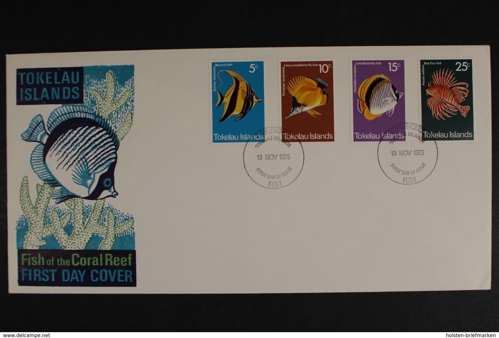 Tokelau-Inseln, MiNr. 38-41, Fische, FDC - Tokelau