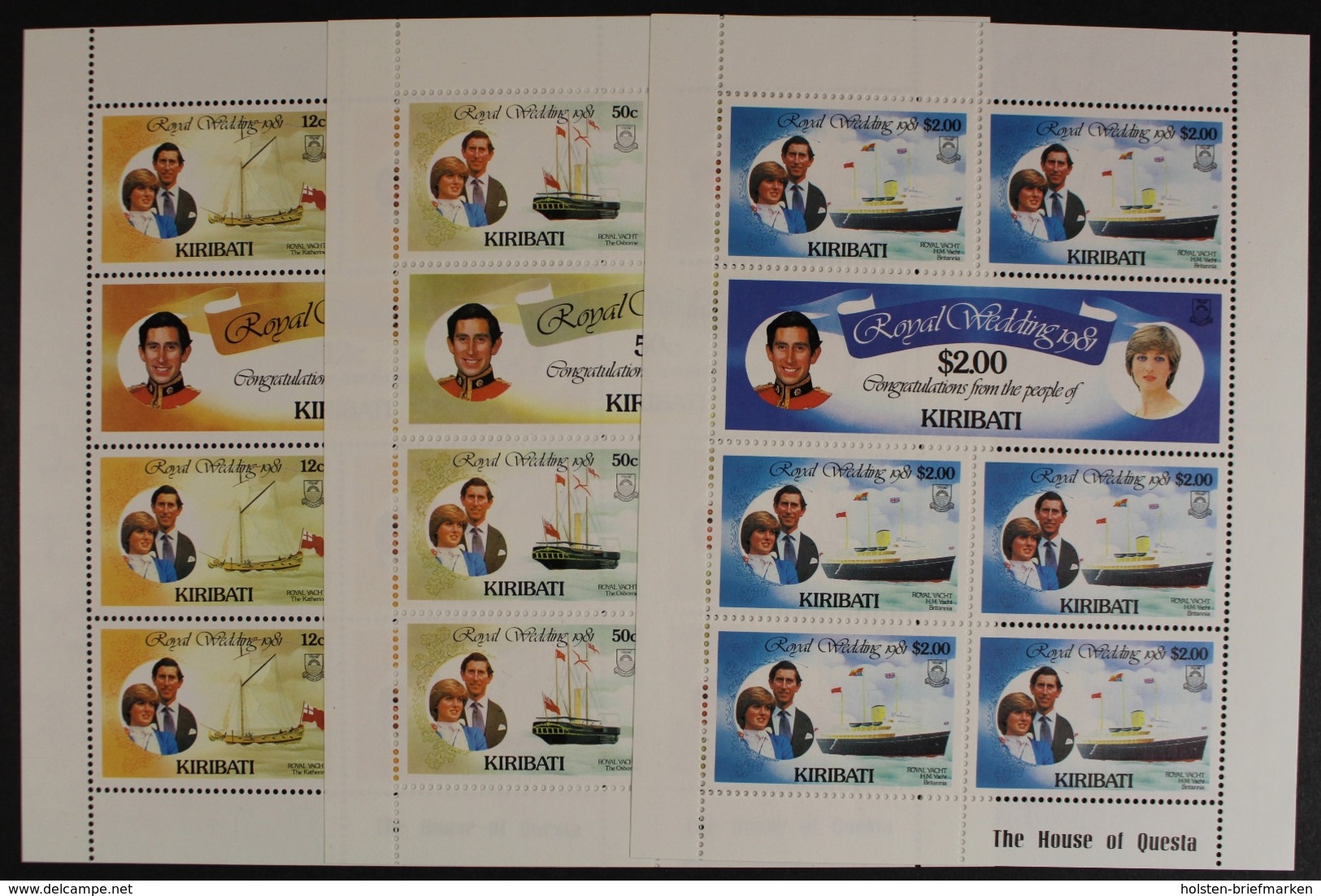 Kiribati, MiNr. 371-376, Kleinbögen, Postfrisch / MNH - Kiribati (1979-...)