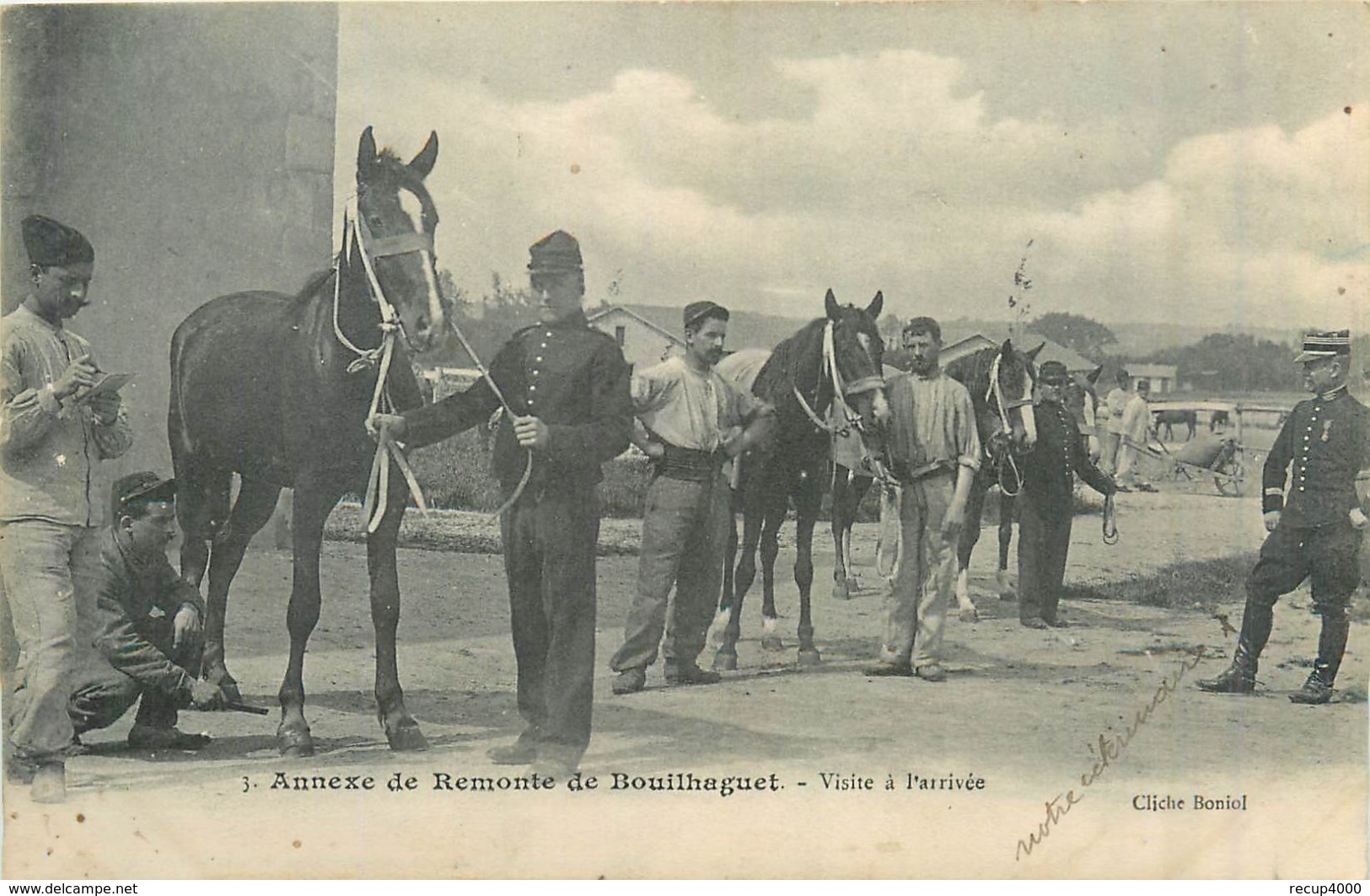 47 MIRAMONT  Annexe De Remonte De Bouilhaguet Visite à L'arrivée     2scans - Autres & Non Classés