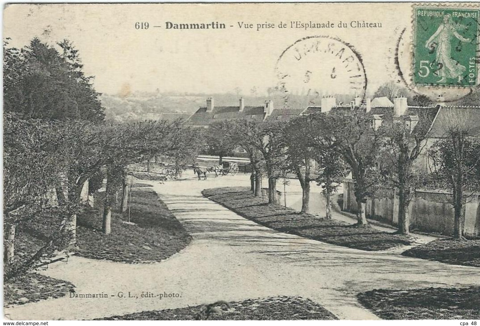 Seine Et Marne : Dammartin, Vue Prise De L'esplanade Du Chateau - Other & Unclassified