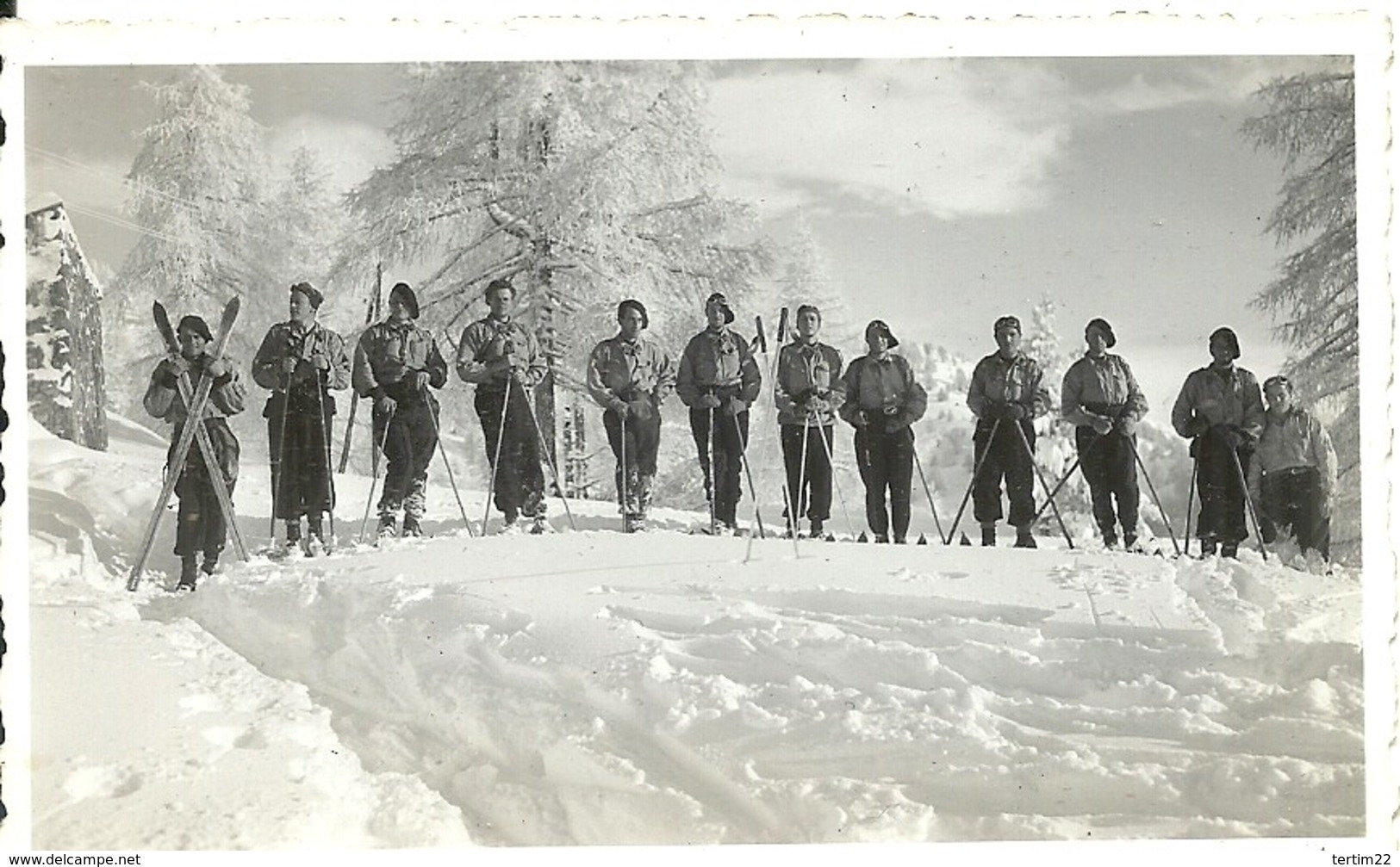 ( CABANES VIEILLES )( 06 ALPES MARITIMES ) ( MILITAIRES)( 1936 ) - War, Military