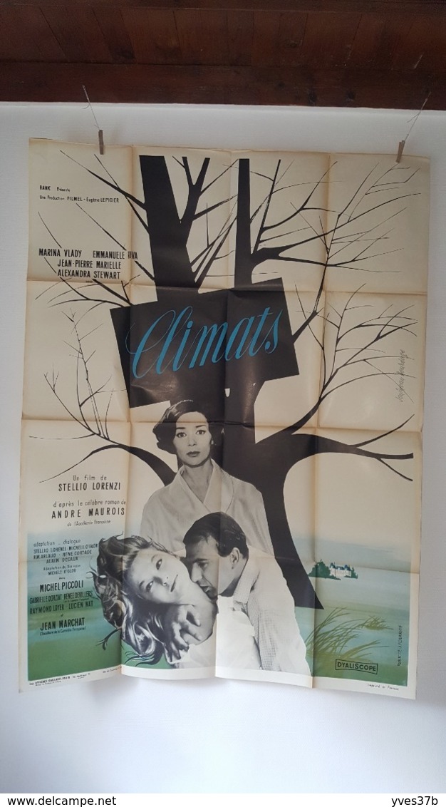 "Climat" Marina Vlady, Jean-Pierre Marielle...1961 - 120x160 - TTB - Plakate & Poster