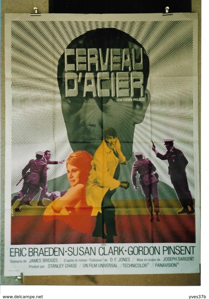 "Cerveau D'Acier" Eric Braden, Susan Clark...1970 - 120x160 - TTB - Plakate & Poster