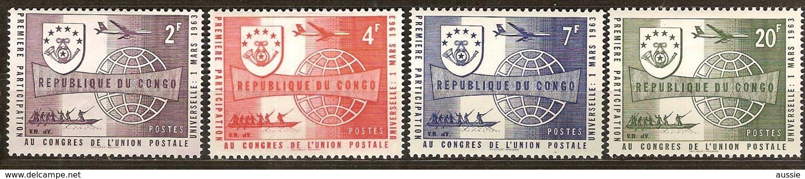 République Congo   1963 OCBn° 473-476 *** MNH Cote 2,10 € - Autres & Non Classés