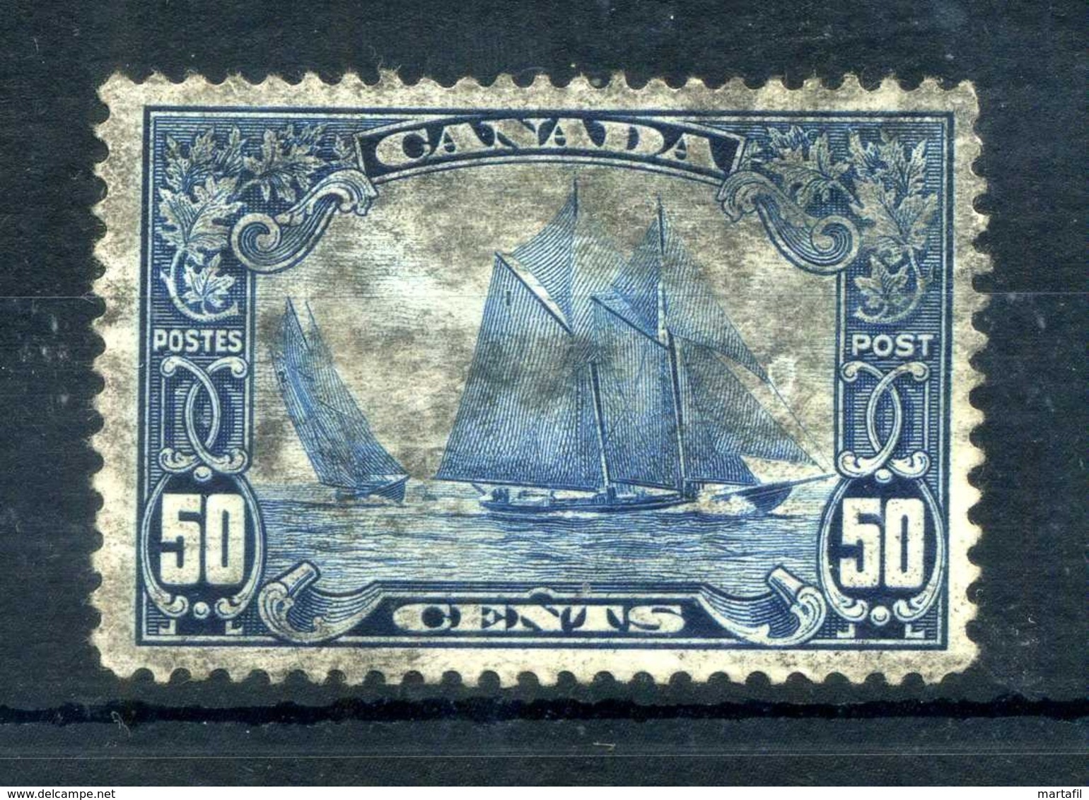 1928-29 CANADA N.138 USATO 50 Centesimi - Usati