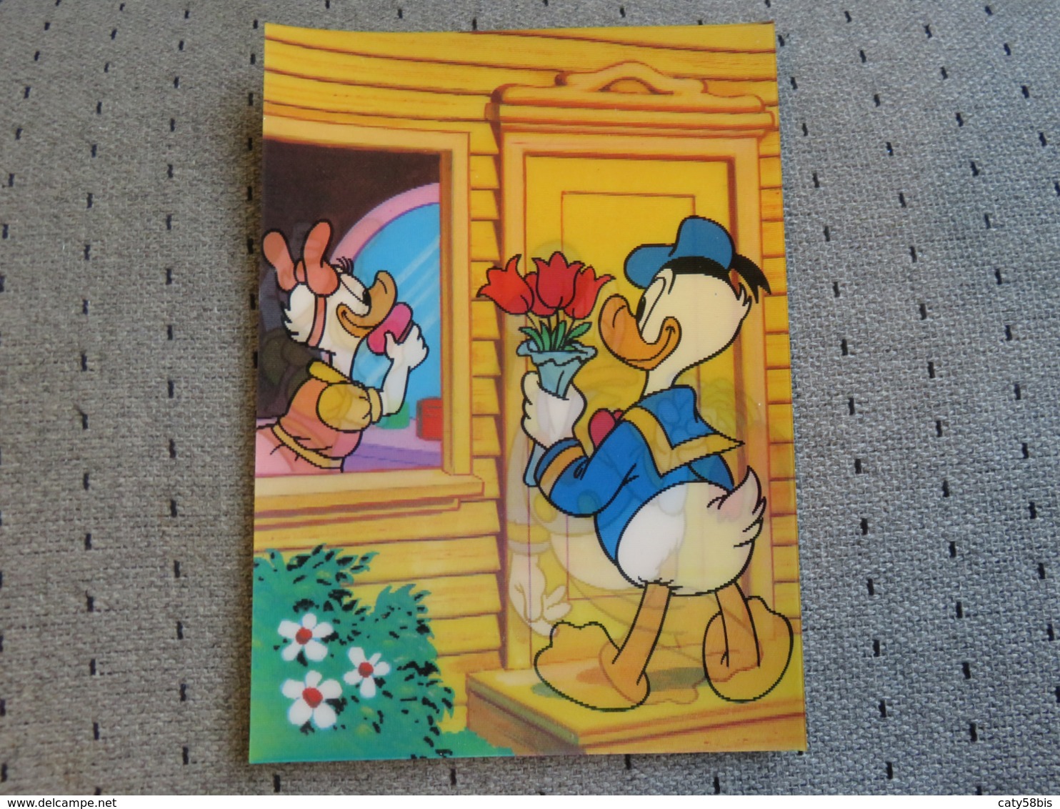 1 Carte Postale Disney Donald 3D - Sonstige & Ohne Zuordnung