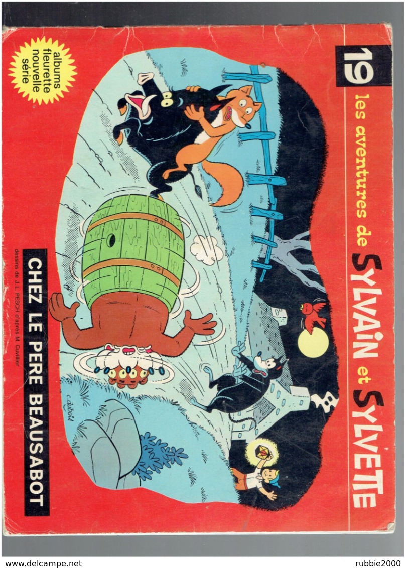 LES AVENTURES DE SYLVAIN ET SYLVETTE N° 19 CHEZ LE PERE BEAUSABOT 1969 - Sylvain Et Sylvette