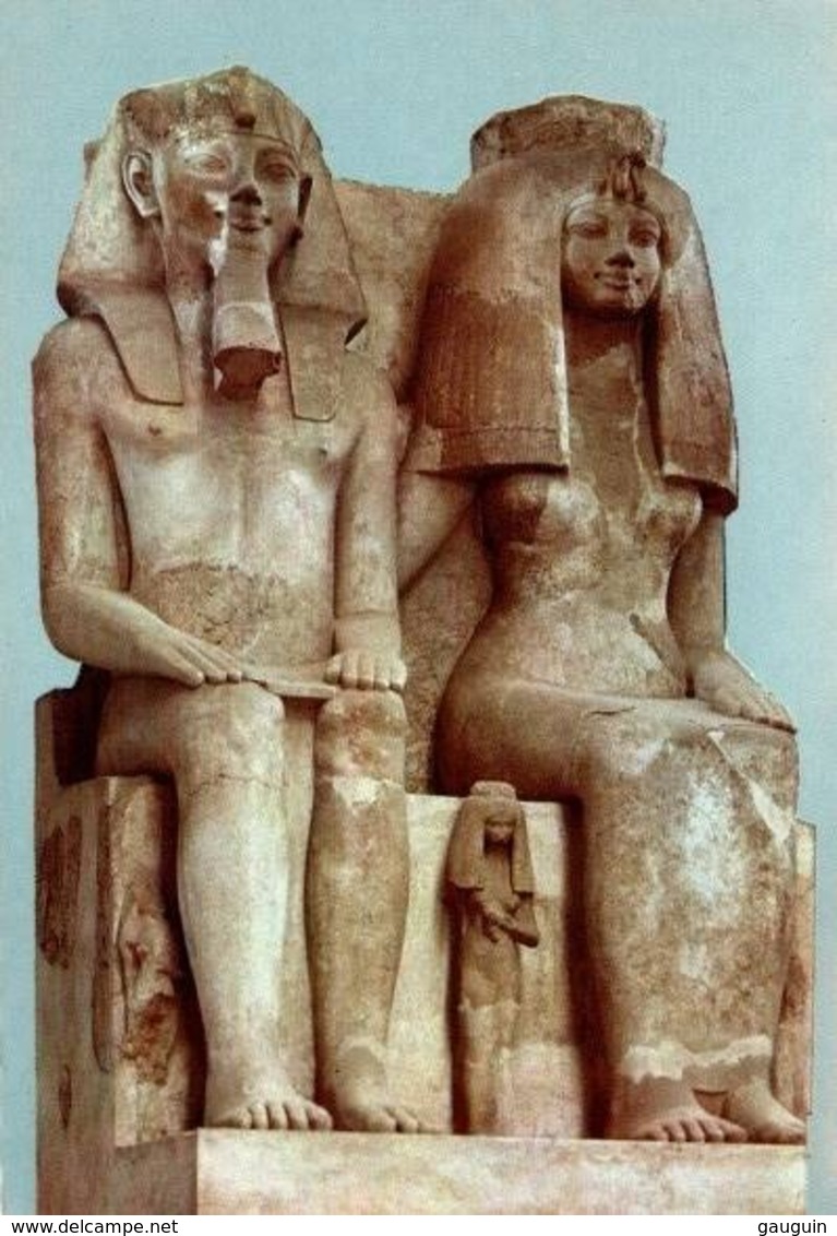 CPM - LE CAIRE - EGYPTIAN MUSEUM - AMENOPHIS III Reine TYI Et Leurs Filles ... - Musées