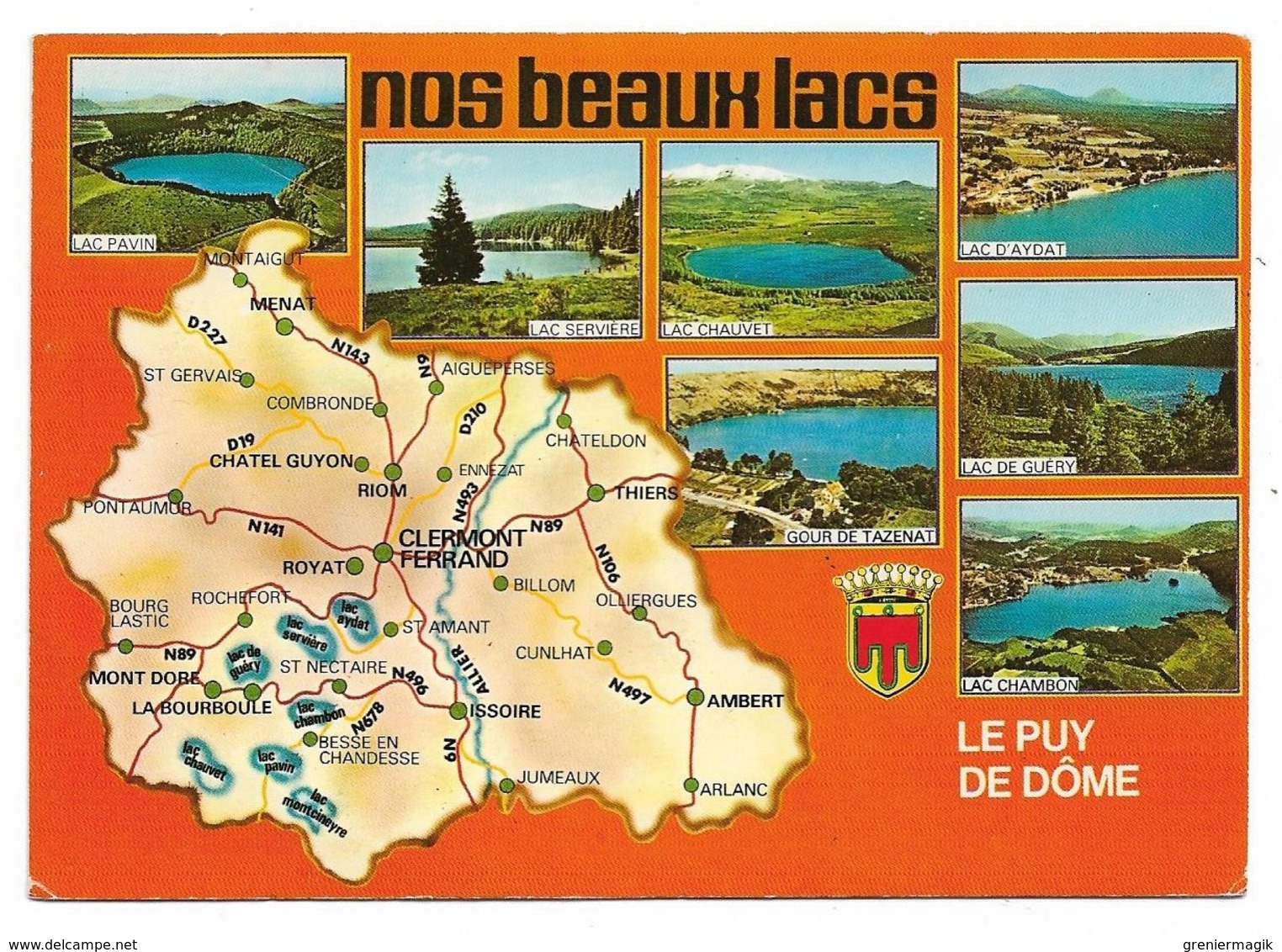 63 Le Puy De Dôme - Nos Beaux Lacs - "Beaux Sites De L'Auvergne" - Autres & Non Classés