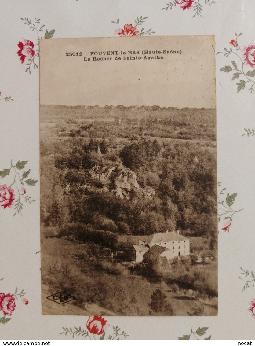 Fouvent Le Bas Le Rocher De Sainte-Agathe Haute Saône Franche Comté - Autres & Non Classés