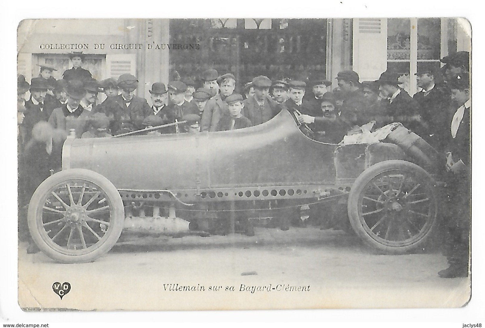 Circuit D'Auvergne - La Coupe GORDON-BENETT 1905  - Villemain Sur Sa Bayard-Clément -  L 1 - Autres & Non Classés