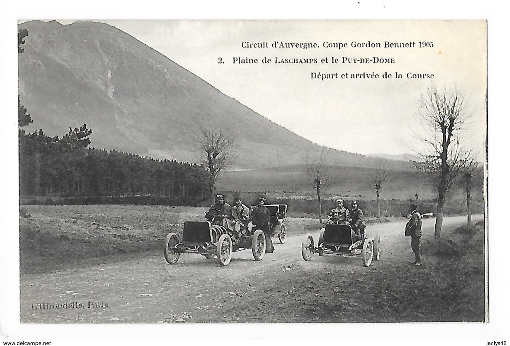 Circuit D'Auvergne - La Coupe GORDON-BENETT 1905  - Plaine De Laschamps Et Le Puy De Dôme -  L 1 - Autres & Non Classés