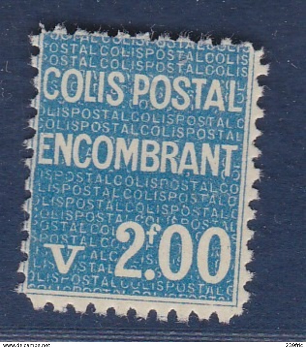 COLIS POSTAUX  YT100*  2F BLEU  COTE YT 50E - Neufs