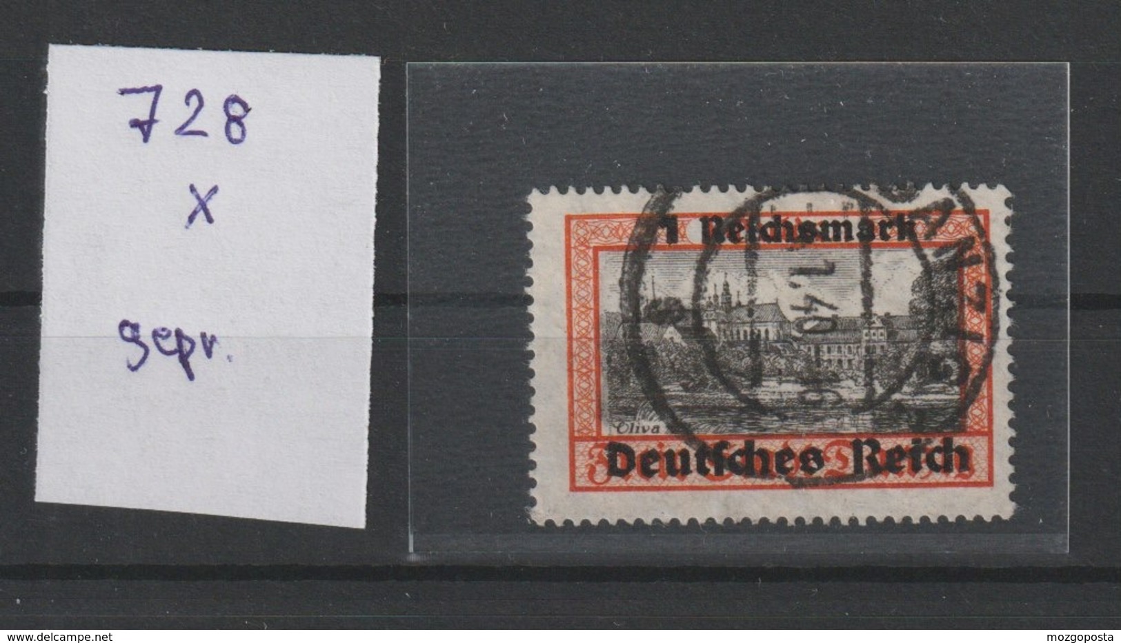 Deutsches Reich MNr. 728 X Gest. Gepr. - Used Stamps