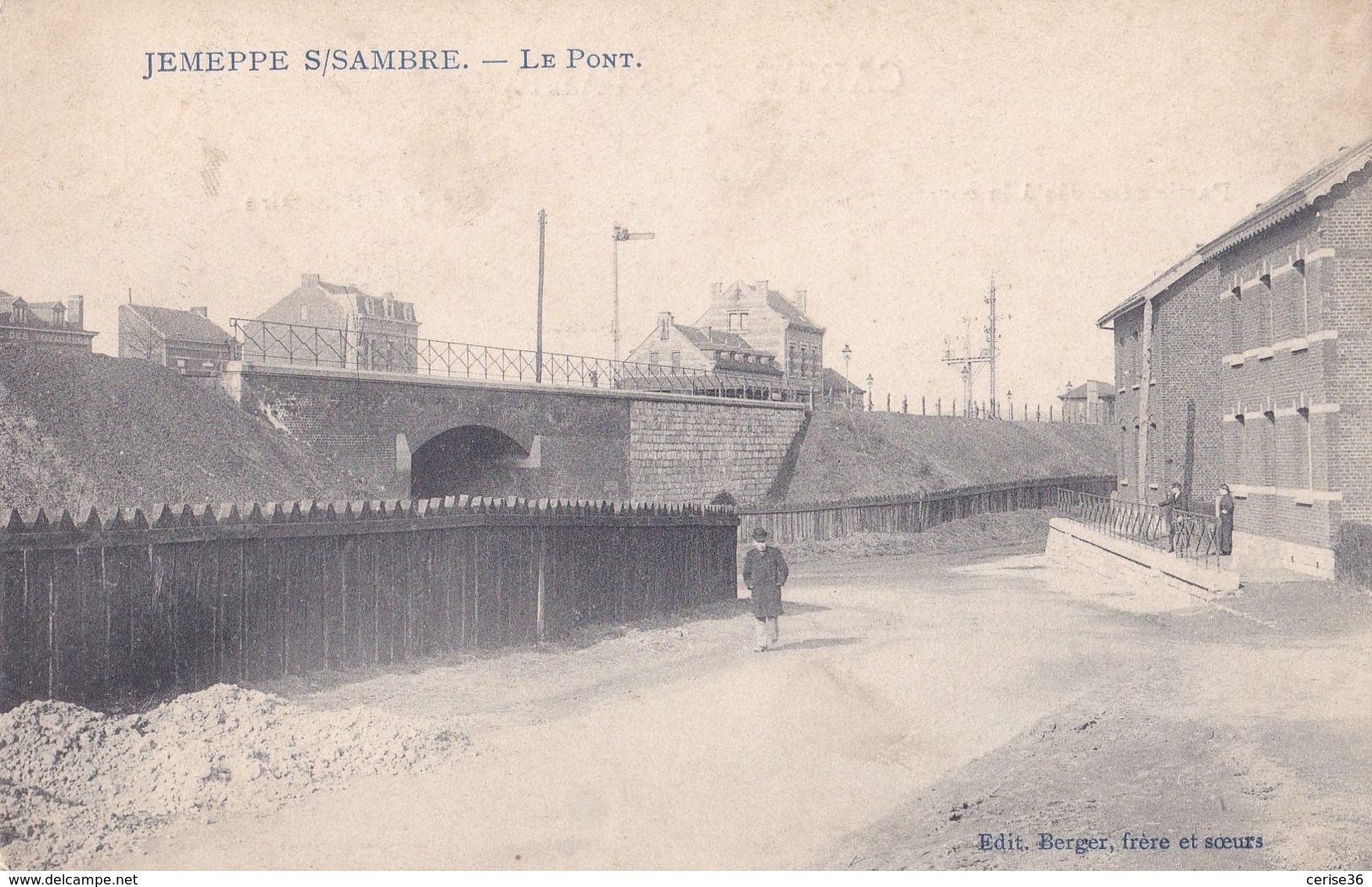 Jemeppe Sur Sambre Le Pont Circulée En 1905 - Jemeppe-sur-Sambre