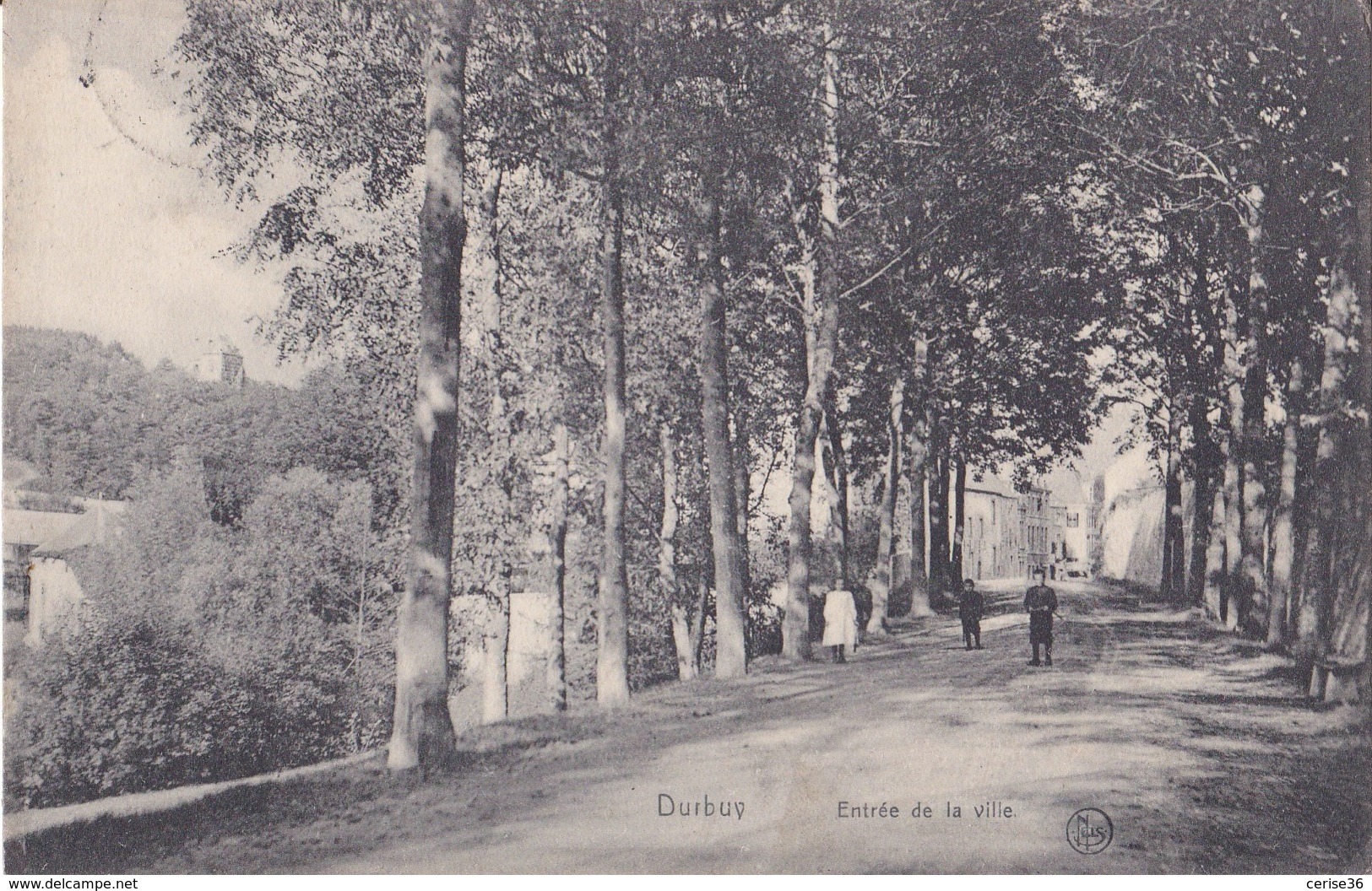 Durbuy Entrée De La Ville Circulée En 1907 - Durbuy