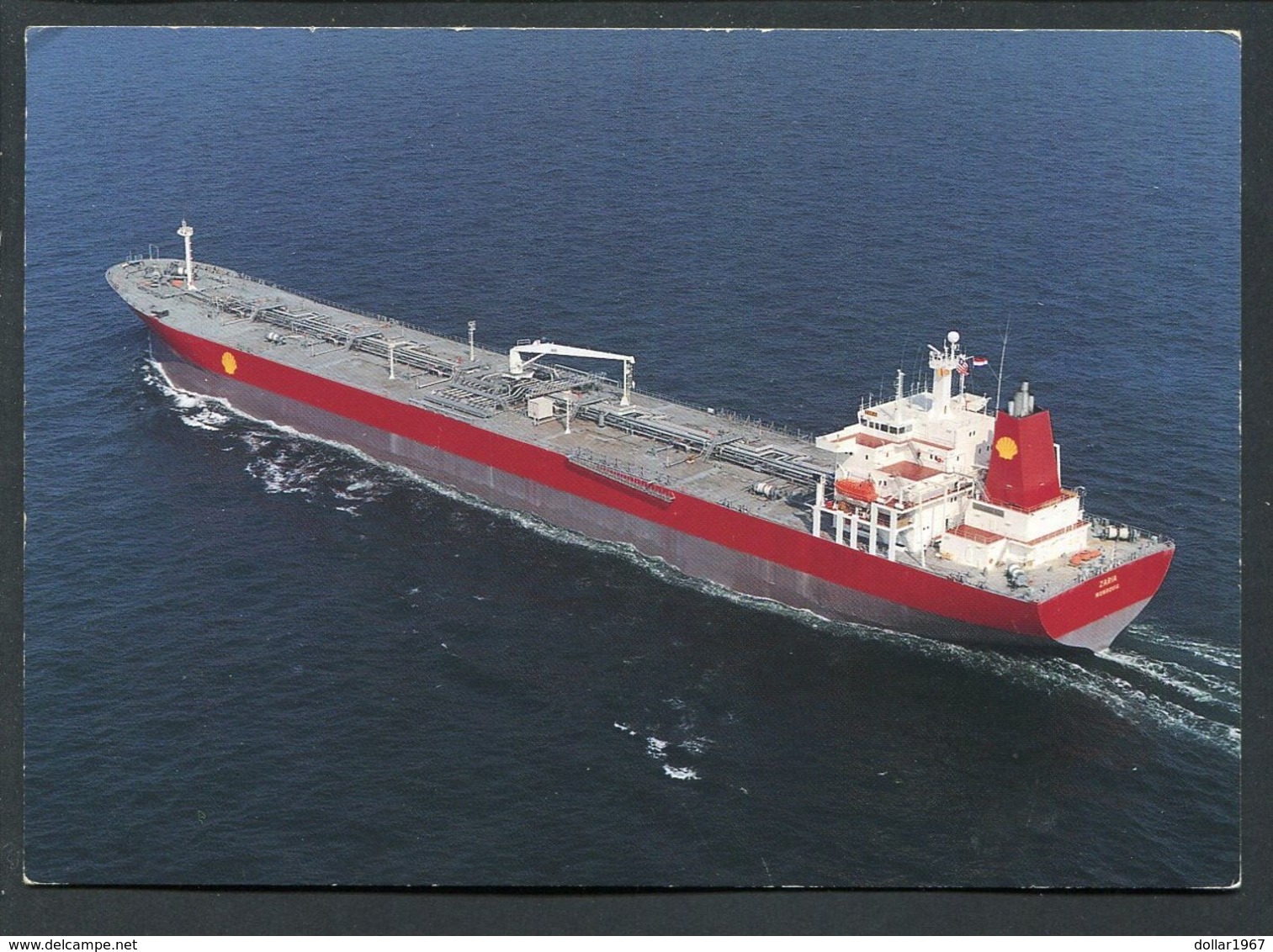 M.S. Zaria ( 2 ) 1989 - Shell Tankers Rotterdam Holland - NOT  Used - See The 2 Scans For Condition. ( Originalscan !! ) - Commerce