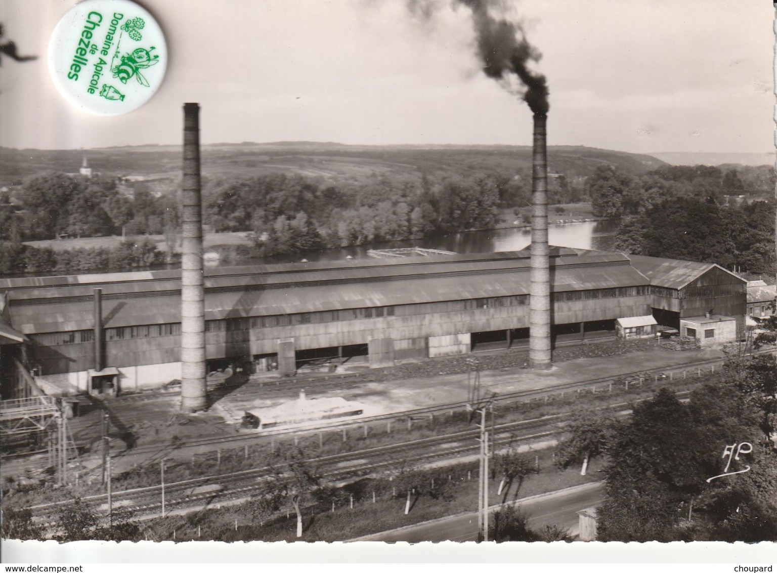 78 - Très Belle Carte Postale Semi Moderne Dentelée  De  BONNIERES  Usine Piret - Bonnieres Sur Seine