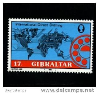 GIBRALTAR - 1982  INTERNATIONAL DIRECT DIALING  MINT NH - Gibilterra