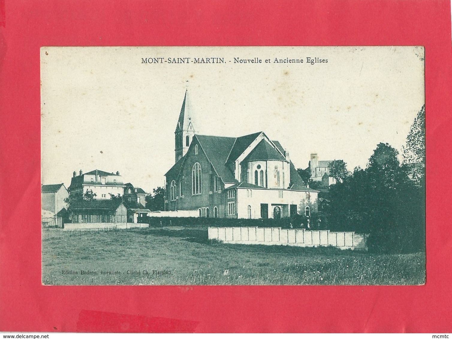 CPA Rétrécit - Mont Saint Martin  - Nouvelle Et Anciennes Eglises - Mont Saint Martin