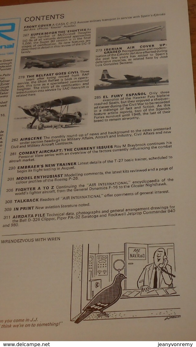 Air International. Volume 18. N°6. Juin 1980. - Verkehr